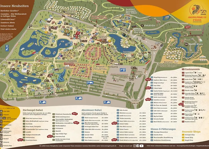 Üdülőközpont Serengeti Park Hodenhagen